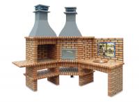 Ref. 326 - 224 cm et 224 cm x 69 cm x 274 cm, LxLxH | Grill 60 cm x 40 cm, LxL | 1900 kg